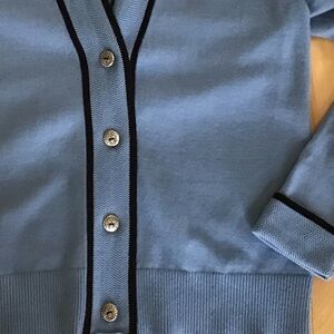 Cardigan with Silver Buttons
